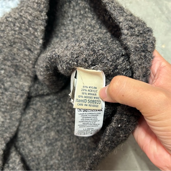 L.L. Bean Mohair Merino Wool Mountain Lake Turtleneck Sweater S - Picture 4 of 4